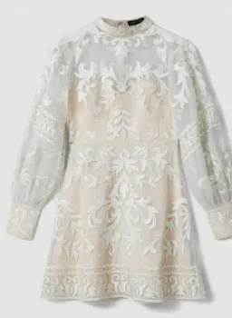 Lydia Millen Baroque Applique mini dress size 12 for rent on The Volte - image 2