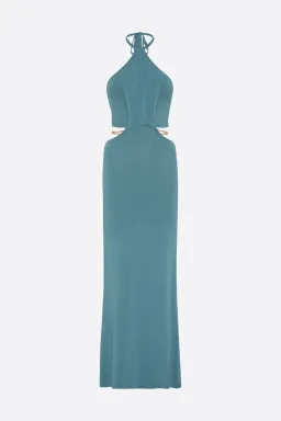 Manning Cartell Limitless Knit Chain Dress Blu Oxide Size S/Au 8 for rent on The Volte - image 5