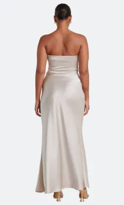 Bec & Bridge The Dreamer Strapless Maxi Dress in Sand Size 10 / M for rent on The Volte - image 2
