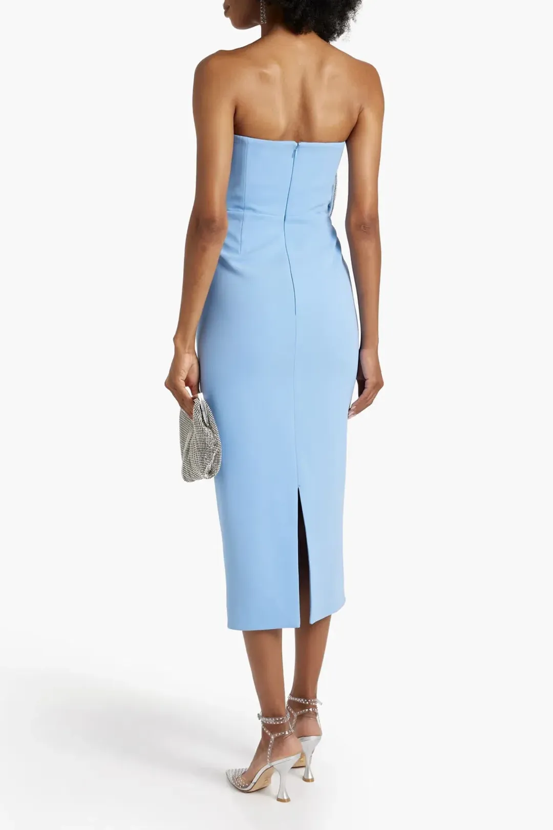 Rachel Gilbert Santiago Dress Sky Blue Size 8 for rent on The Volte - main image
