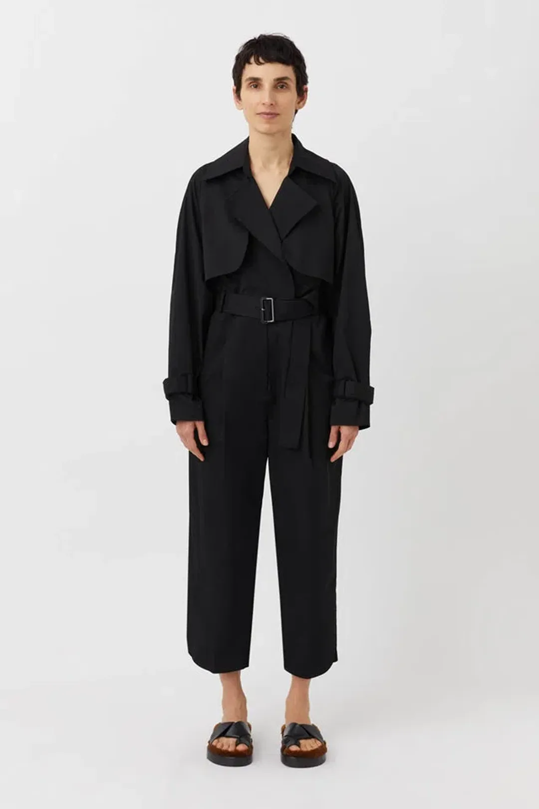 Camilla and Marc Silas Jumpsuit Black Size 14 for rent on The Volte - main image