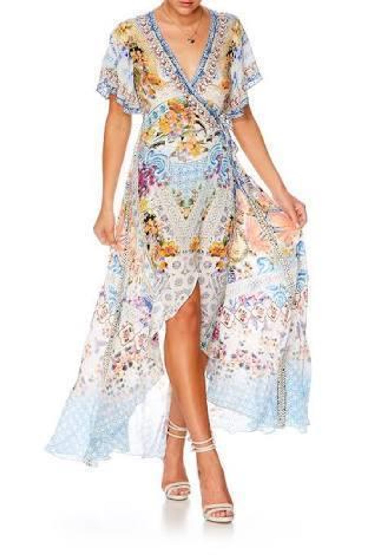 Camilla wrap dress for rent on The Volte - main image