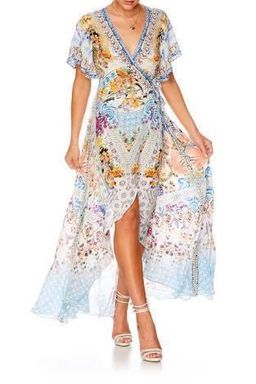 Camilla wrap dress for rent on The Volte - image 1