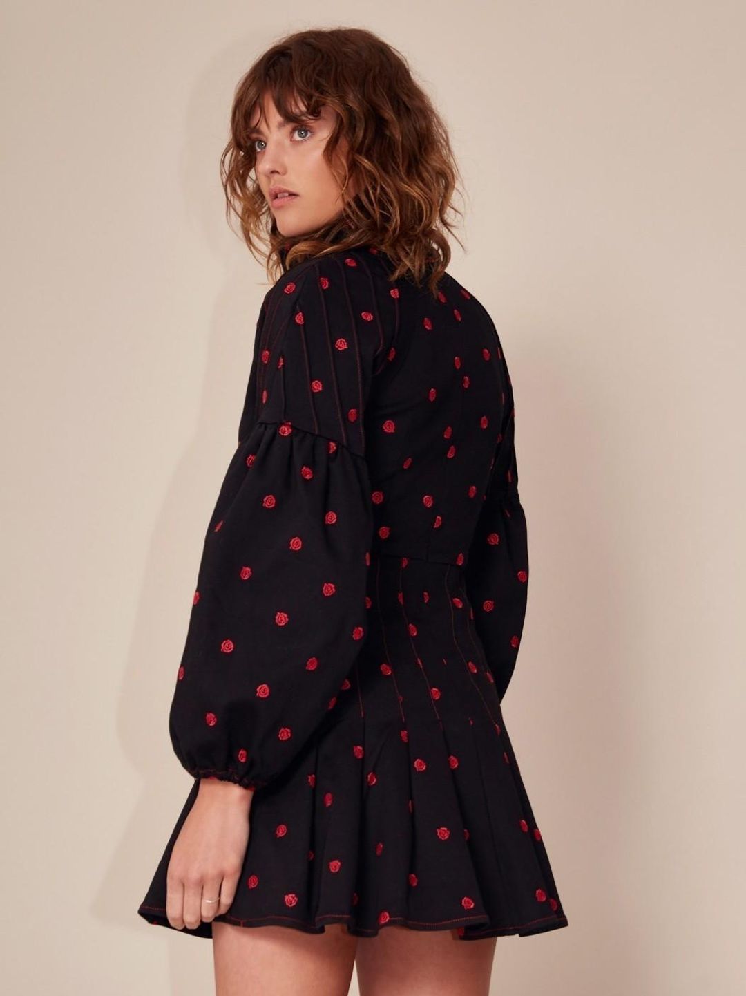 C/MEO Collective- Harmonious Long Sleeve Dress Black Size 10 for rent on The Volte - main image