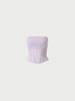 Viktoria and Woods Rome Bustier Corset Top Lilac Purple Size AU 8 for rent on The Volte - image 8