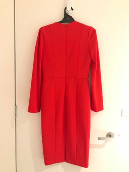 DEMKIW She Evolves Dress in Fire Red, Size 8 for rent on The Volte - image 5