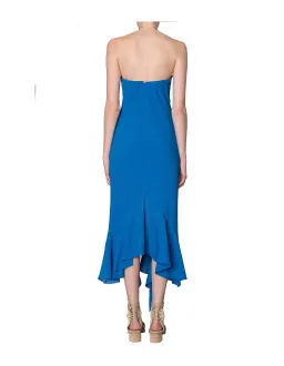 KITX Strapless Midi Dress Blue Size 6 for rent on The Volte - image 4
