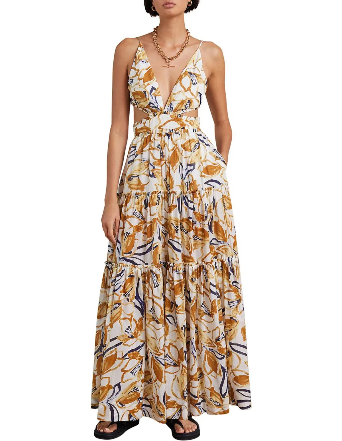 Bec & Bridge Eugenie Maxi Dress Print Size 8 for rent on The Volte - main image