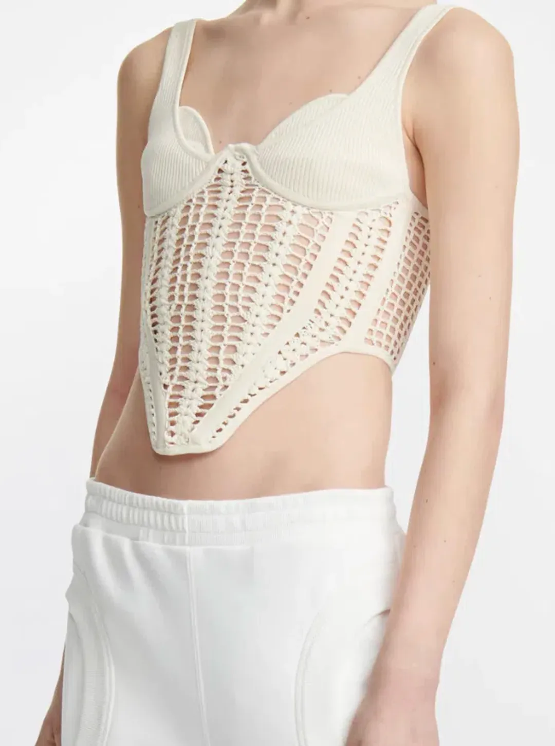 Dion Lee Crochet Corset Bone Size S / Au 8 for rent on The Volte - main image