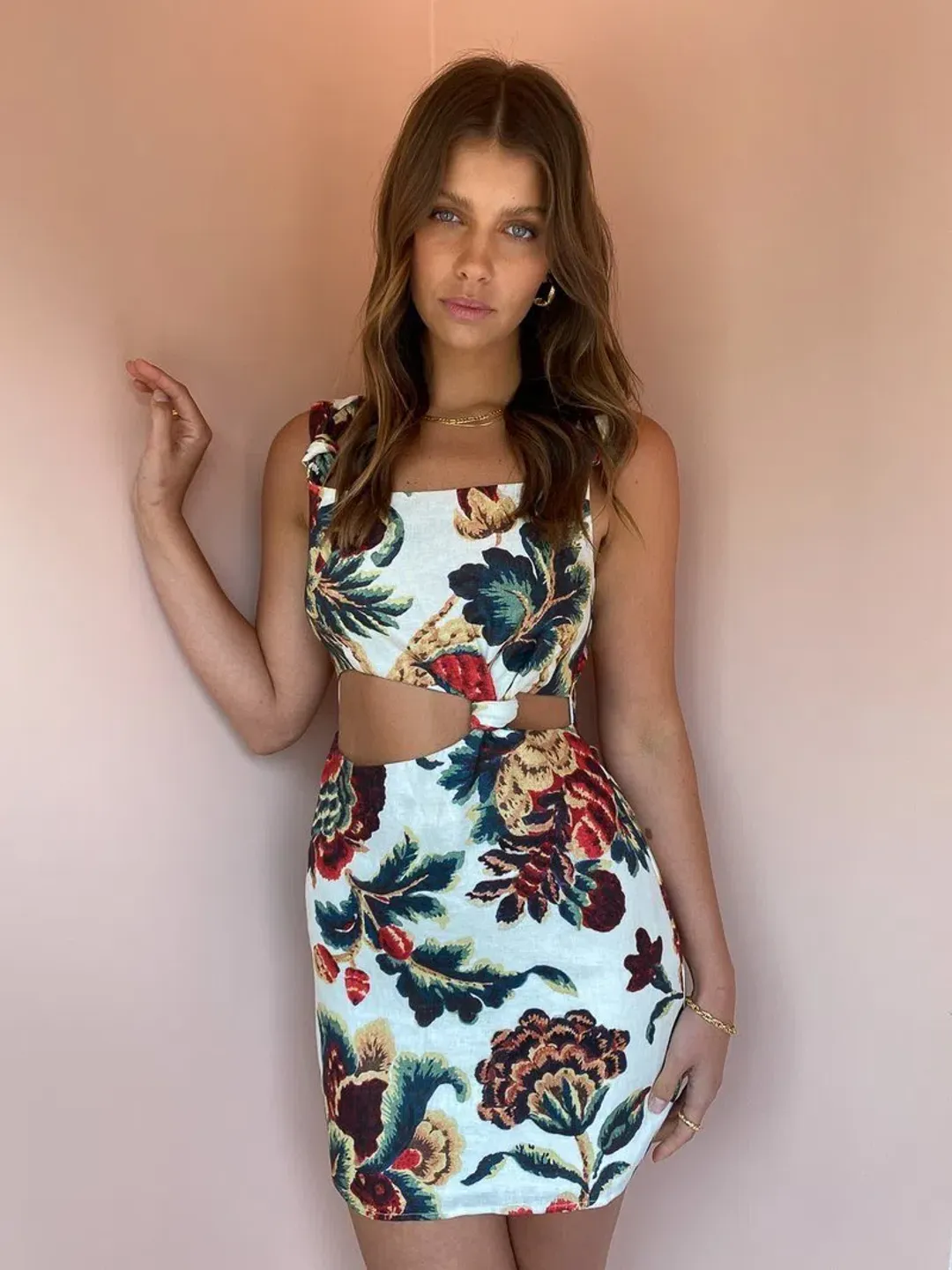 Sir the Label Ambroise Mini Dress Print Size 6 for rent on The Volte - main image