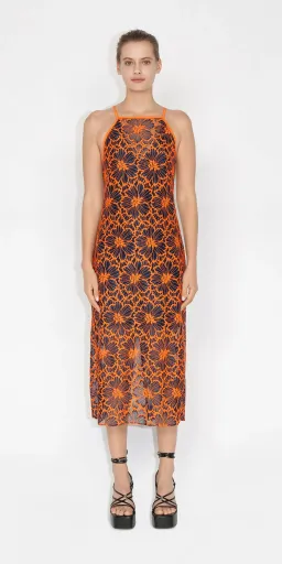 Cue Contrast Floral Lace Dress Size 10 for rent on The Volte - image 1