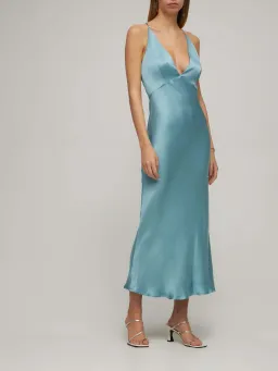 Bec & Bridge Marley Midi Dress Blue Size 8 / S for rent on The Volte - image 5