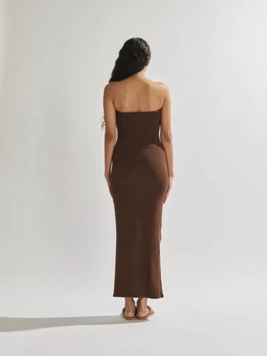 One Mile the Label Cora Maxi Dress Brown Size S / Au 8 for rent on The Volte - main image