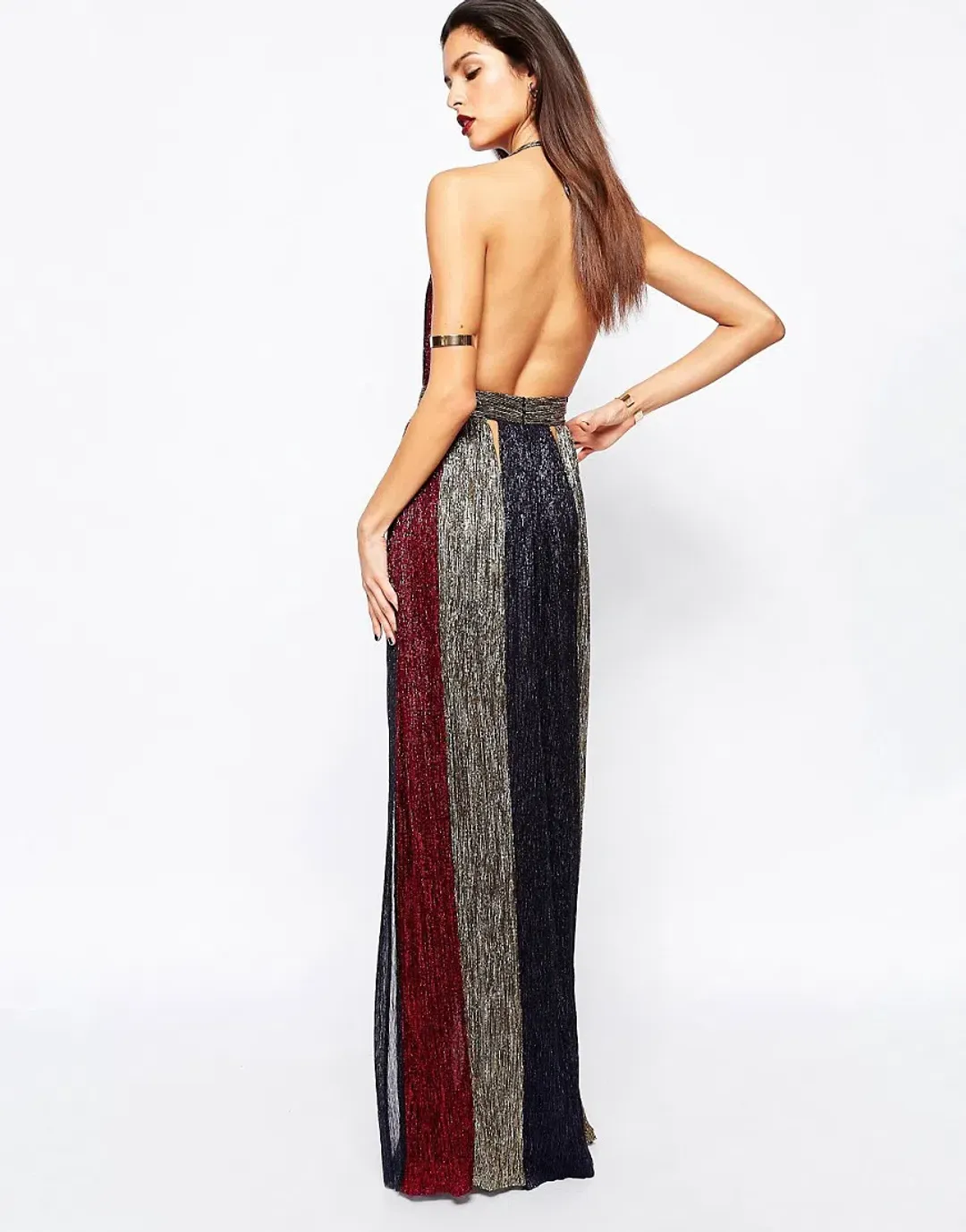 Bec & Bridge Santal Maxi Dress Sparkle Multi Size 8 for rent on The Volte - main image