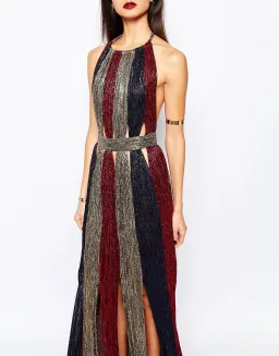 Bec & Bridge Santal Maxi Dress Sparkle Multi Size 8 for rent on The Volte - image 2