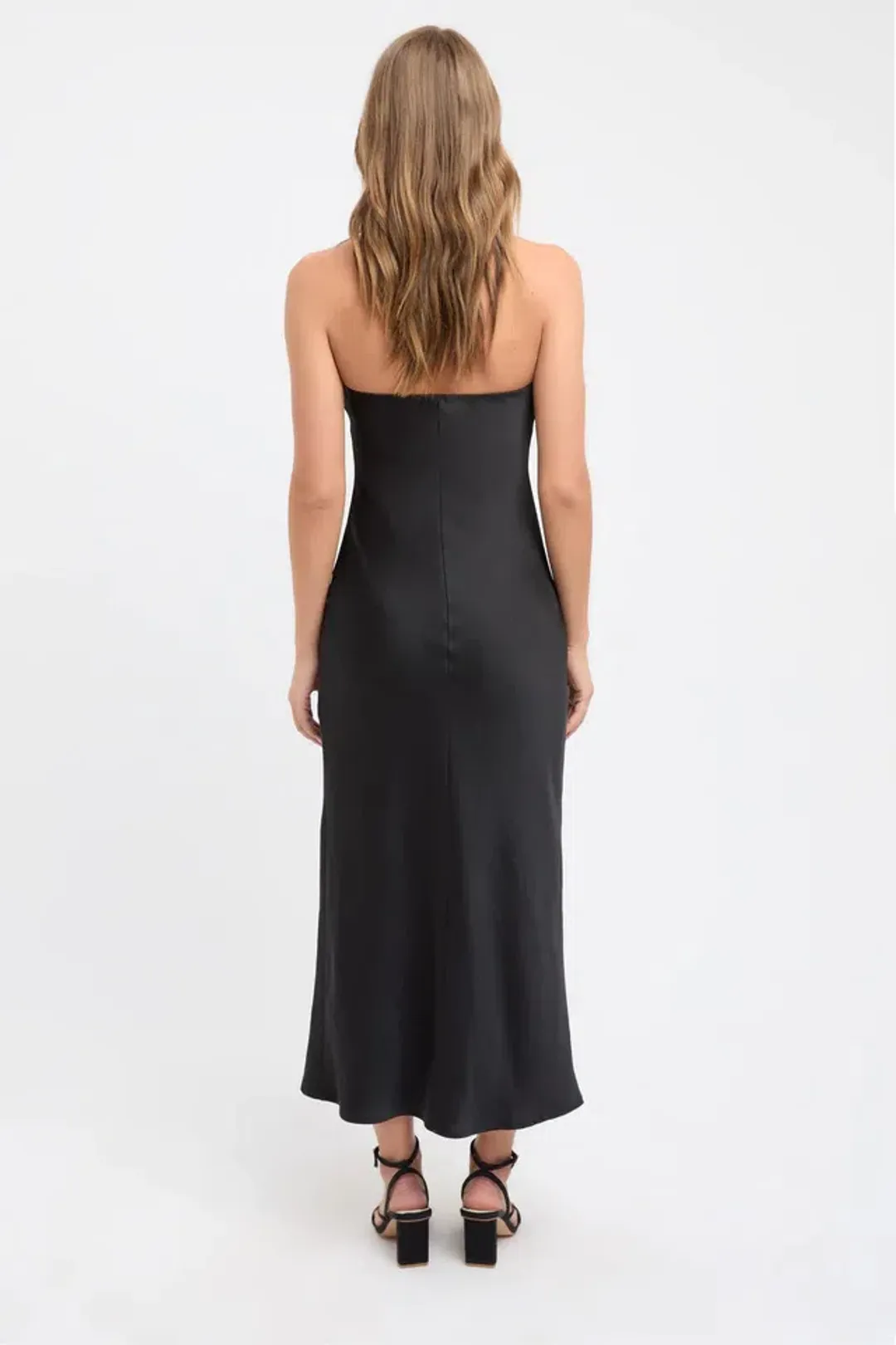 Kookai Belle Midi Slip Dress Black Size 34 / AU 6 for rent on The Volte - main image