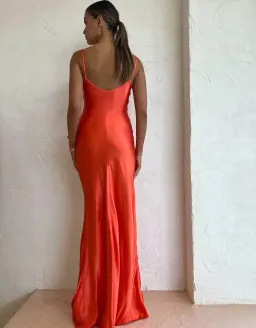 Dominique Healy Sloane Dress in Melon Size 0 / AU 6 for rent on The Volte - image 4