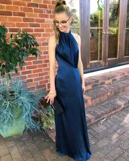 Bianca Spender Isabella Gown Navy Size 6 for rent on The Volte - image 2