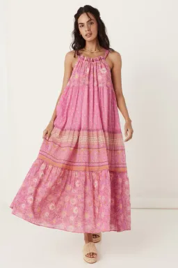 Spell and the Gypsy Utopia Strappy Sundress Flamingo Size XS/Au 6  for rent on The Volte - image 1