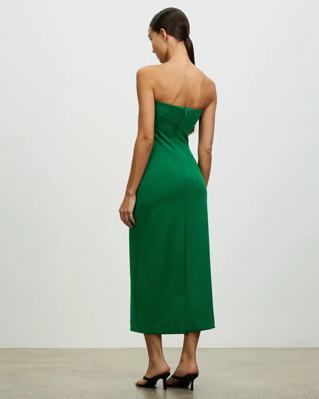 Lover Casablanca Midi Dress Green Size 12 for rent on The Volte - main image