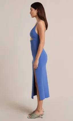 Bec & Bridge Josette Midi Dress in Blue Size AU 6 for rent on The Volte - image 4