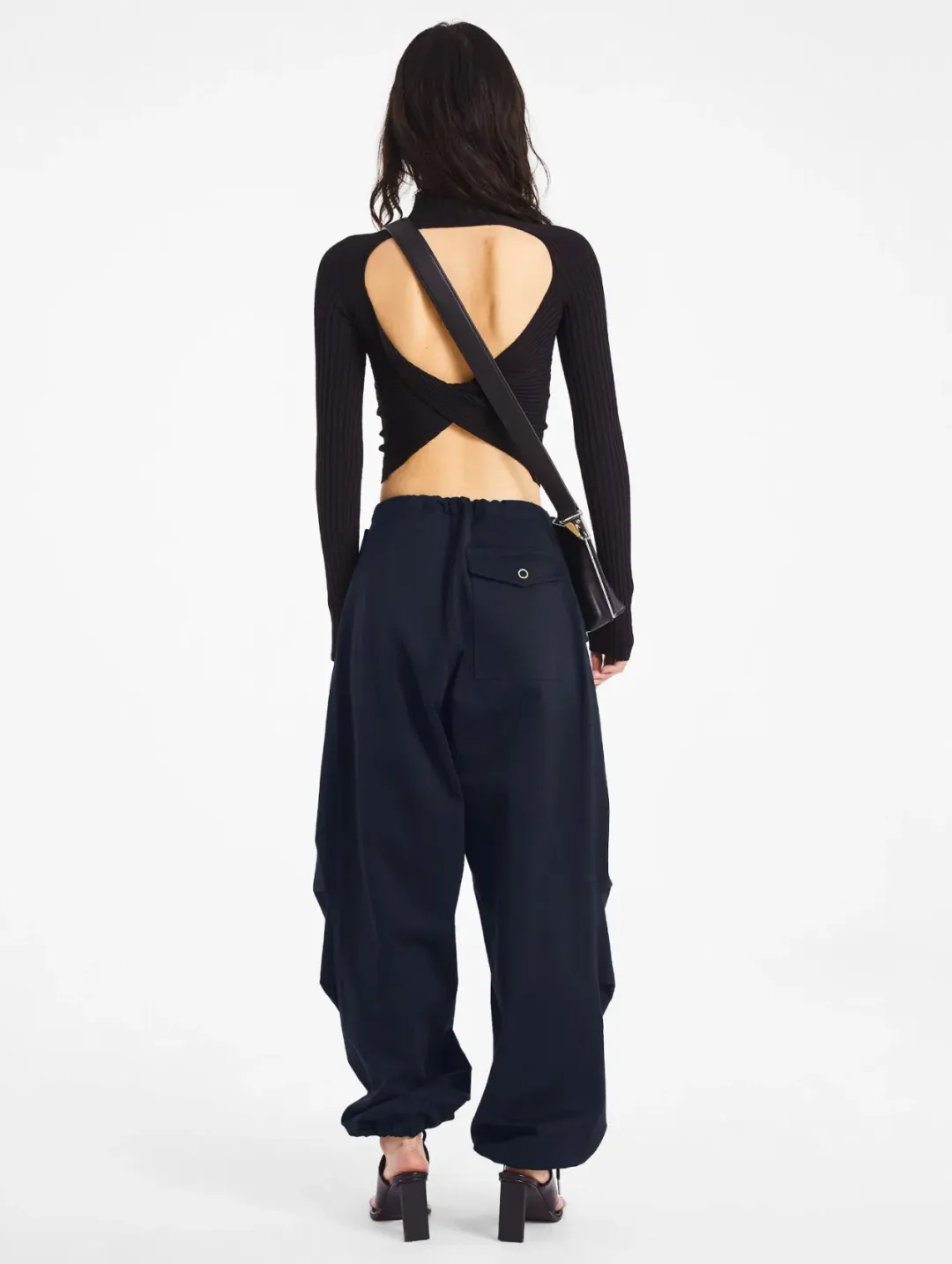 Dion Lee Parachute Pant Dark Navy Size S / Au 8 for rent on The Volte - main image