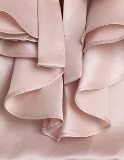Zimmermann Flounce Off Shoulder Mini Dress Pink Size 8 for rent on The Volte - image 4