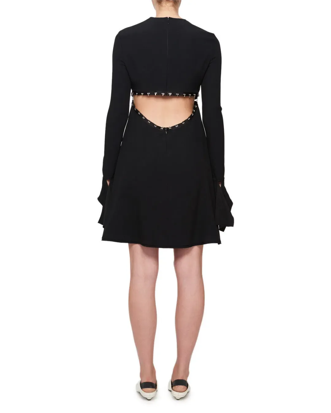 Proenza Schouler Hook And Eye Dress Black Size AU 8 for rent on The Volte - main image