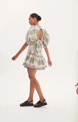 Alemais Alamos Agnes Mini Dress Cream Size AU 12  for rent on The Volte - image 2