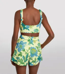 Sir the Label Alexandre Knot Bralette Marguerite Floral Print Size 2/AU 10 for rent on The Volte - image 5
