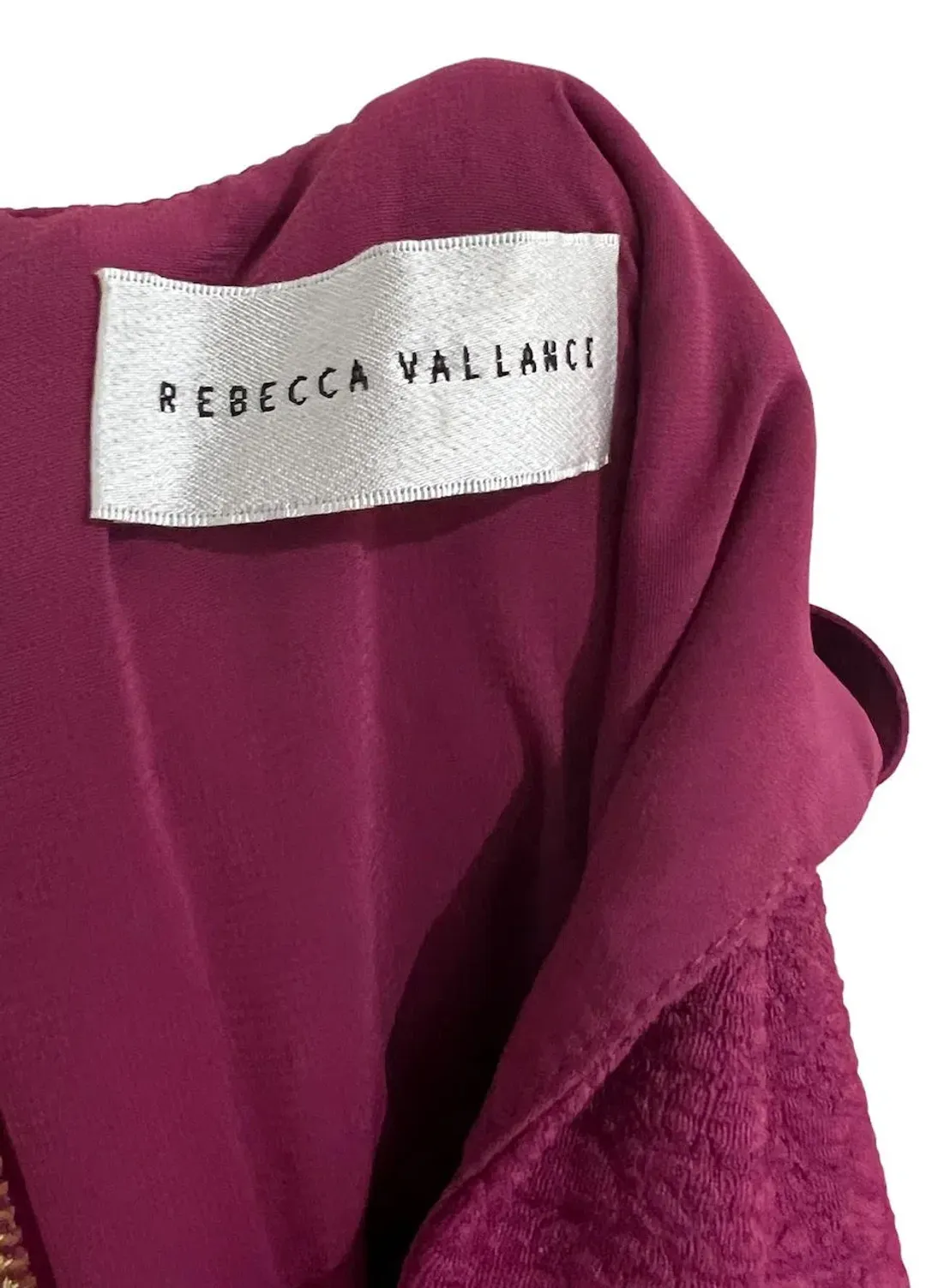 Rebecca Vallance Diana Midi Dress Grape Size 8 for rent on The Volte - main image