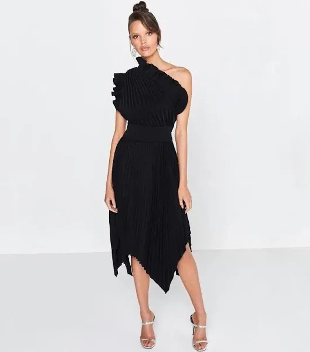 Mossman The Lady Like Midi Dress Black Size 8  for rent on The Volte - main image