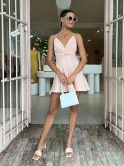 One Fell Swoop Emmeline Mini Dress in Blossom Size 8 for rent on The Volte - image 5