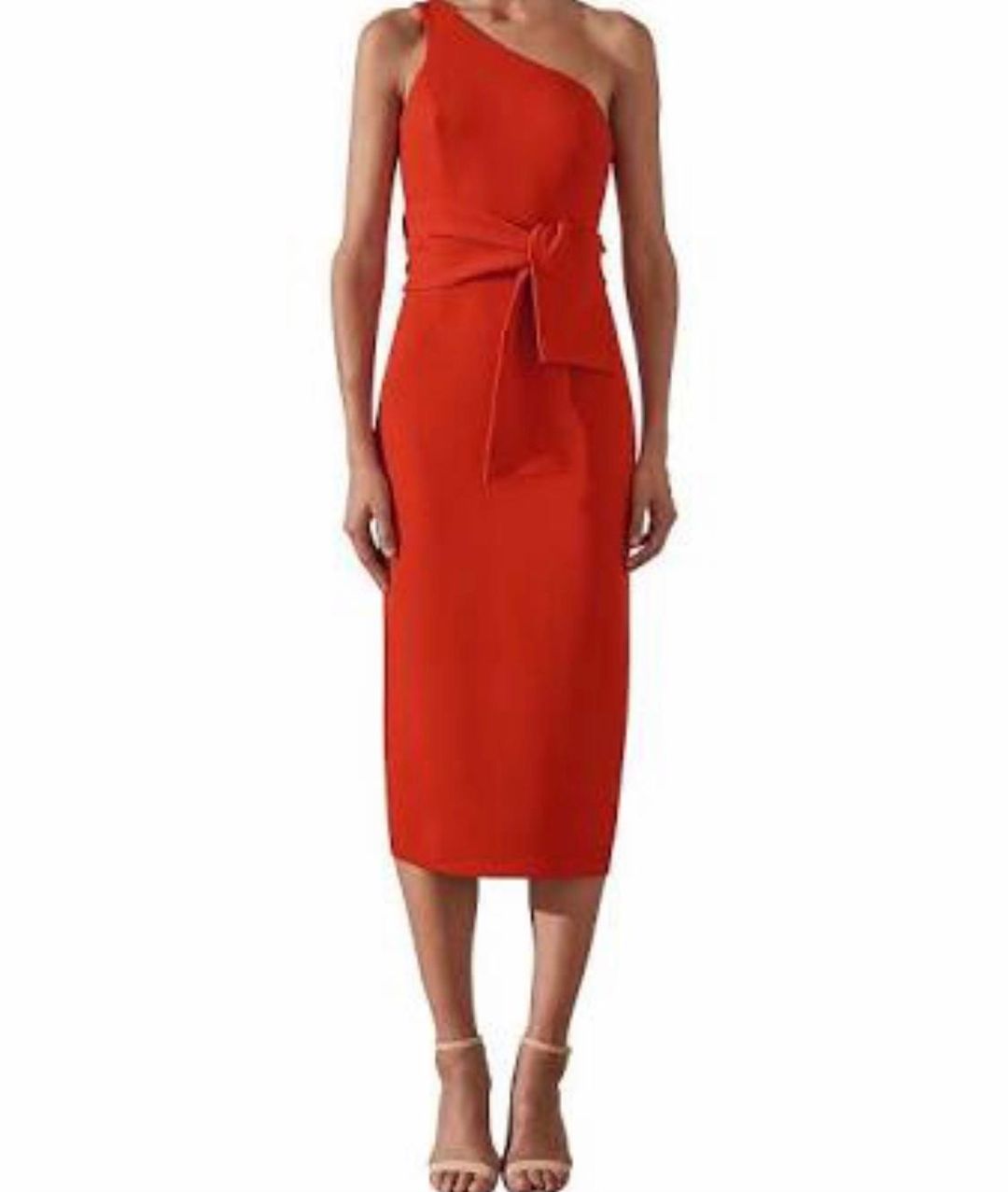 Shona Joy Bryant One Shoulder Red Mini Sz 6 for rent on The Volte - main image