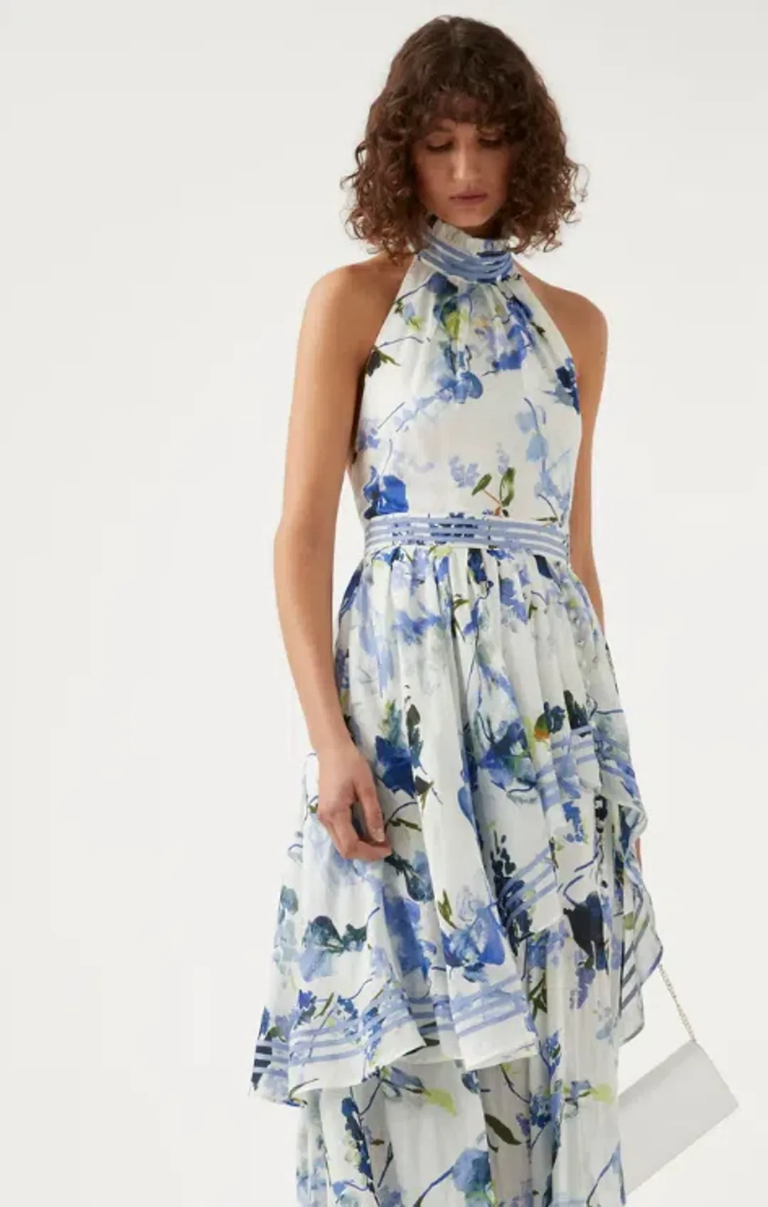 Aje Sienna Maxi Dress Lavenders Provence Floral Size 6 for rent on The Volte - main image