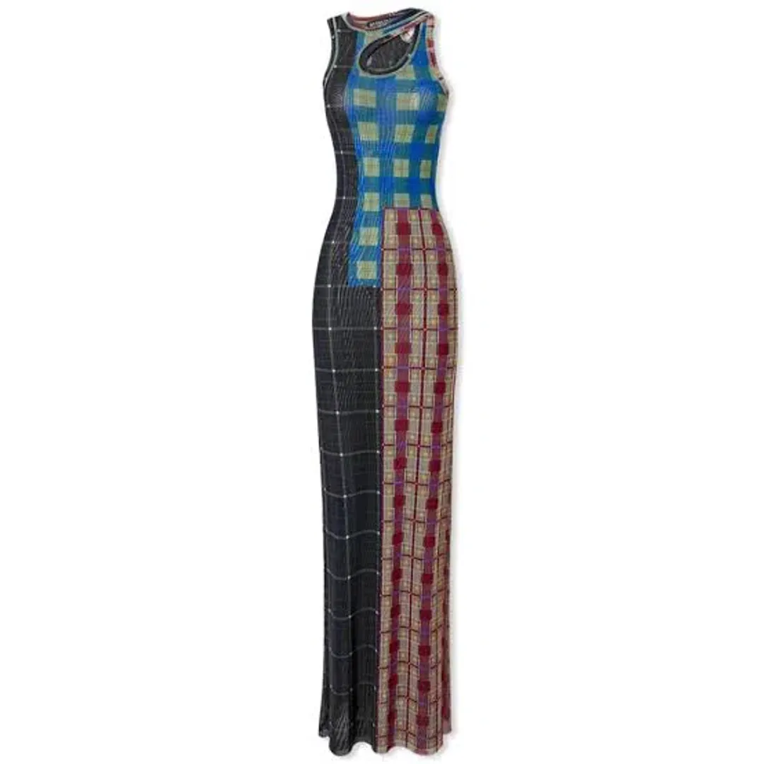 Ottolinger Mesh Tank Maxi Dress Multi-colored Size M / AU 10 for rent on The Volte - main image