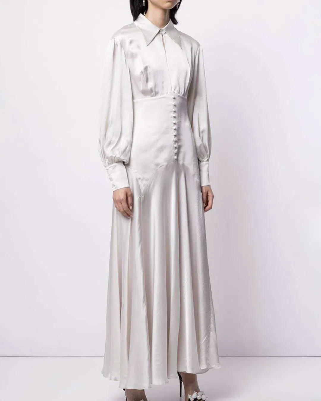 Alice McCall Mexicola Midi Dress White Size AU 8 for rent on The Volte - main image