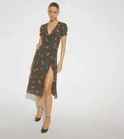 Realisation Par Teale Wild Cherry Dress Print Size 10  for rent on The Volte - image 1