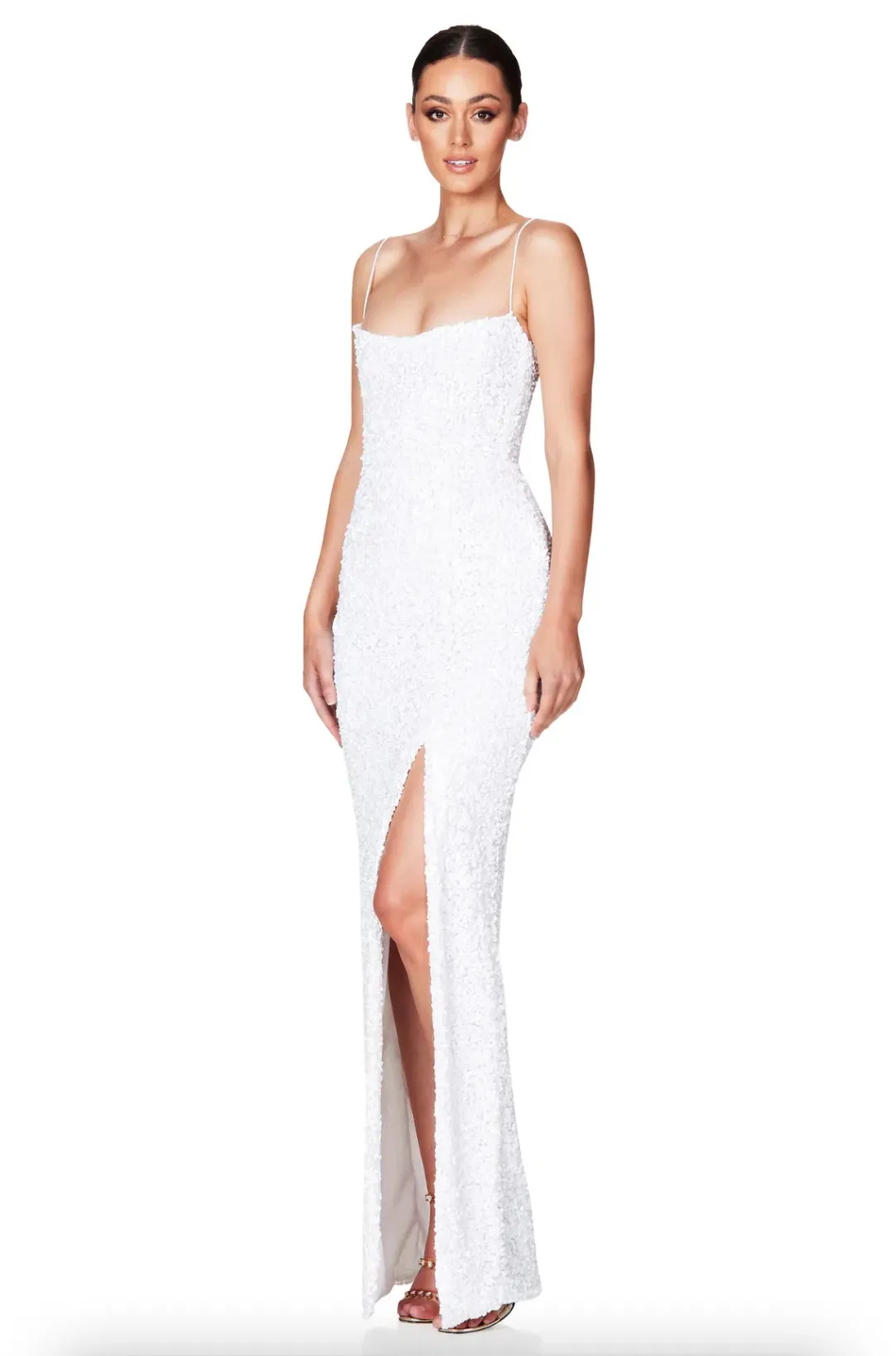 Nookie Confetti Gown in White Size XS / AU 6 for rent on The Volte - main image