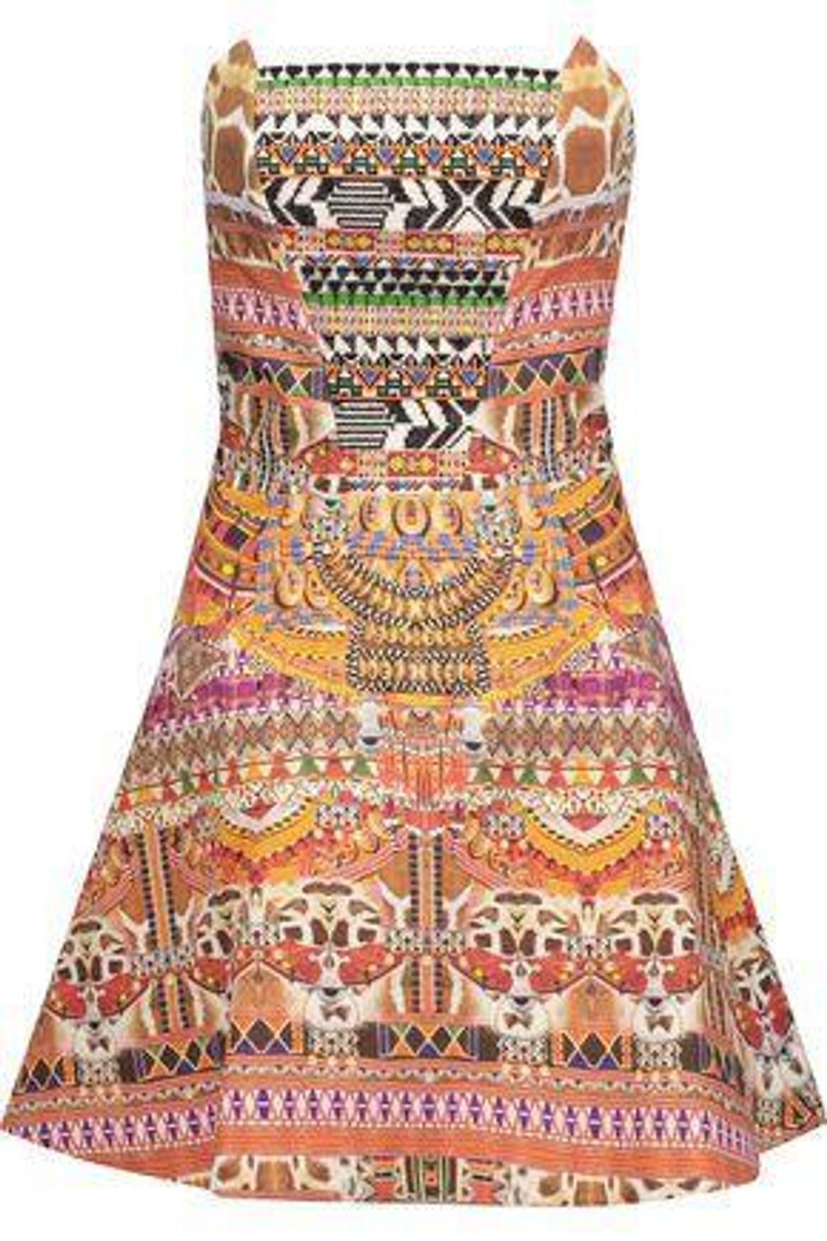 Camilla Maasai Mecca Embellished A-Line Strapless Dress  for rent on The Volte - main image