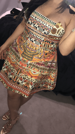 Camilla Maasai Mecca Embellished A-Line Strapless Dress  for rent on The Volte - image 2