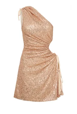 Sonya Moda Mini Nour Gold Sequin Dress Size L/AU 12 for rent on The Volte - image 6