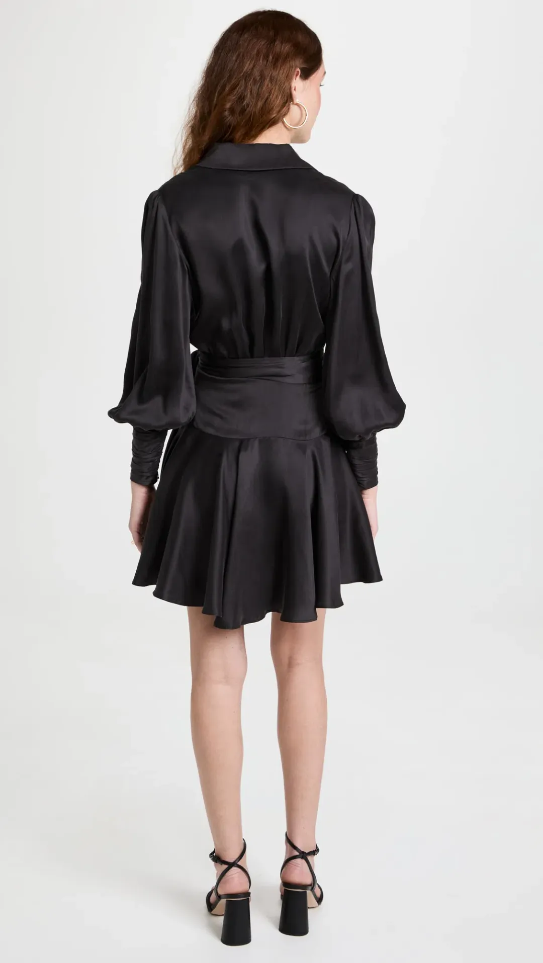 Zimmerman Silk Wrap Dress Black Size 0/Au 8 for rent on The Volte - main image