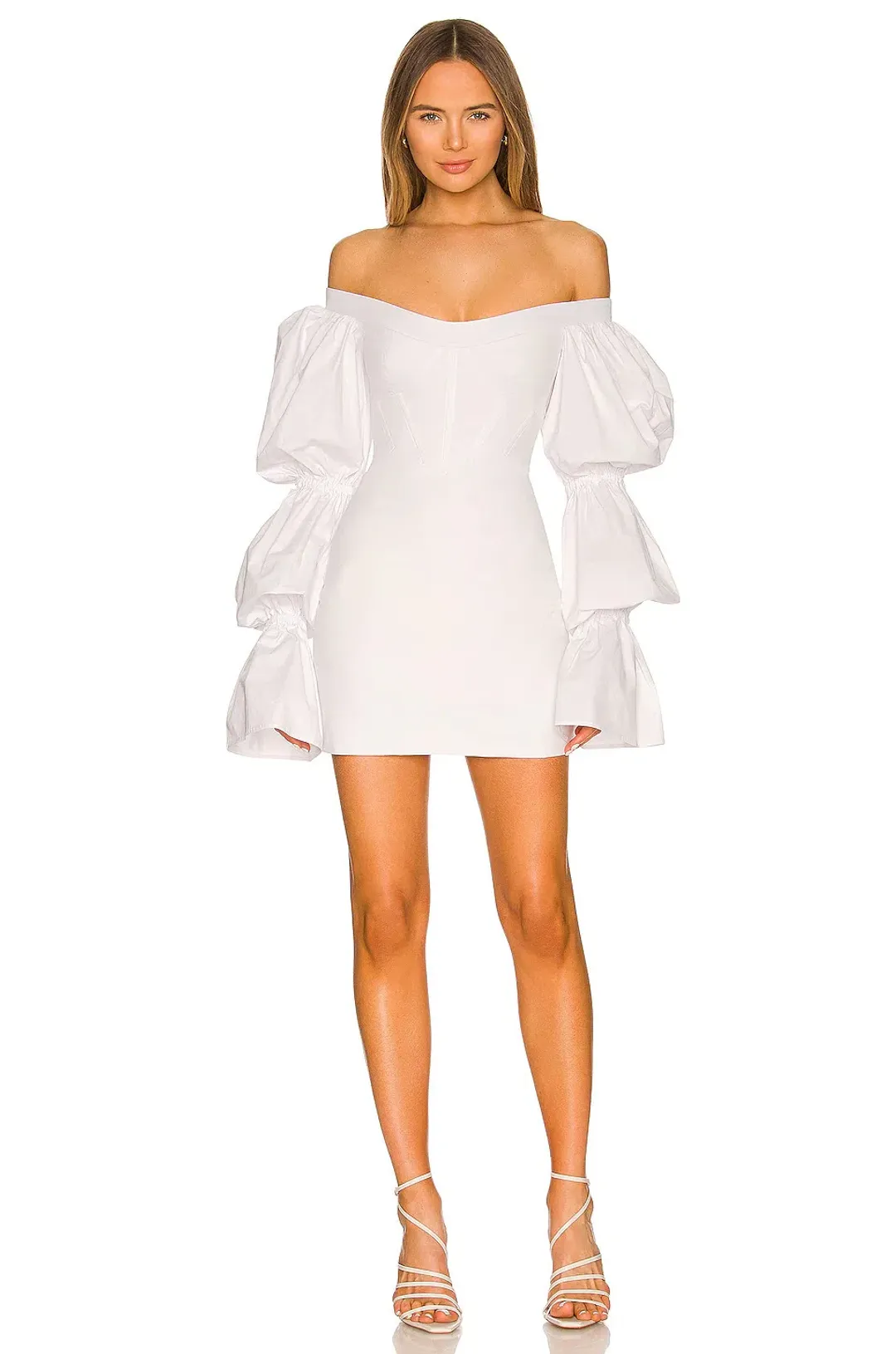 Natalie Rolt Kenzy Mini Dress White Size 8  for rent on The Volte - main image