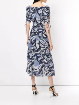 Alice McCall Paisley Midi Dress Blue/Print Size 8  for rent on The Volte - image 3