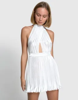 L'Idee Renaissance Mini Dress White Size 6 for rent on The Volte - image 2