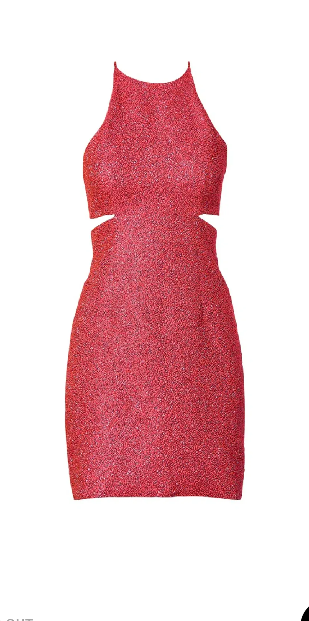 Scanlan Theodore Jacquard  Dress Coral  Size 10 for rent on The Volte - main image