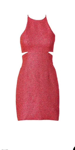 Scanlan Theodore Jacquard  Dress Coral  Size 10 for rent on The Volte - image 3
