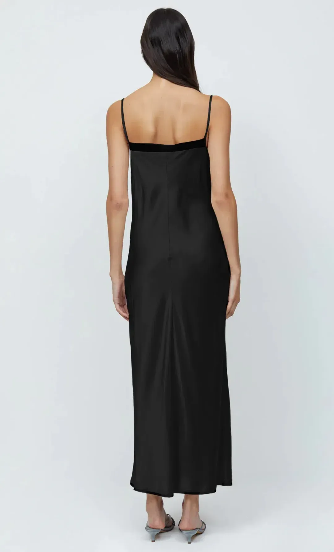 Bec & Bridge Helena Silk Strappy Dress Black Size AU 10 for rent on The Volte - main image