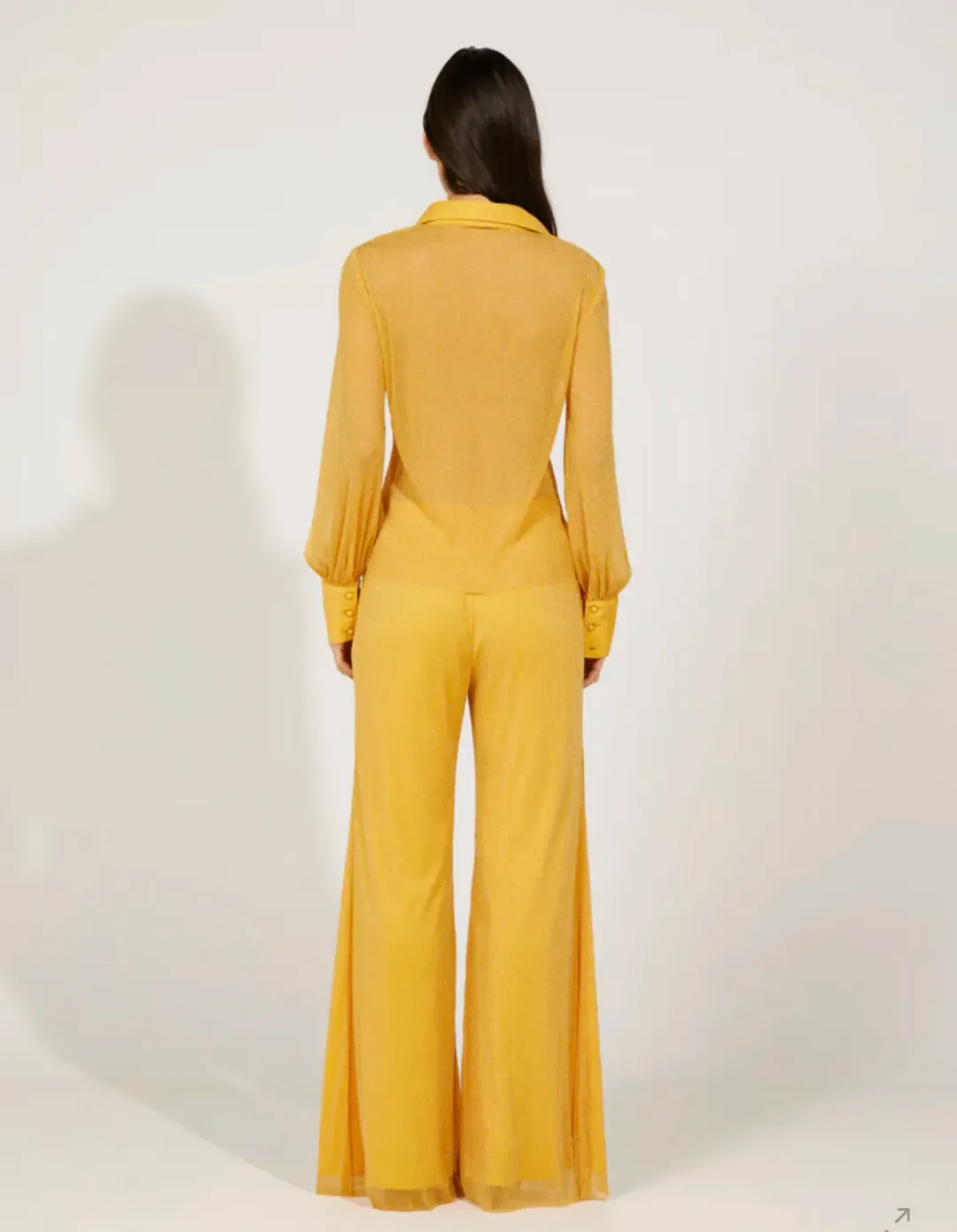 Alice McCall Elodie Top and Pants Set Yellow Size 10 for rent on The Volte - main image